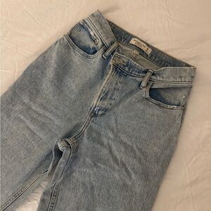 Abercrombie & Fitch Light Denim Straight Jeans
